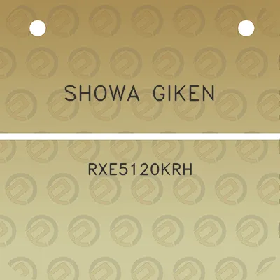 showa-giken-rxe5120krh