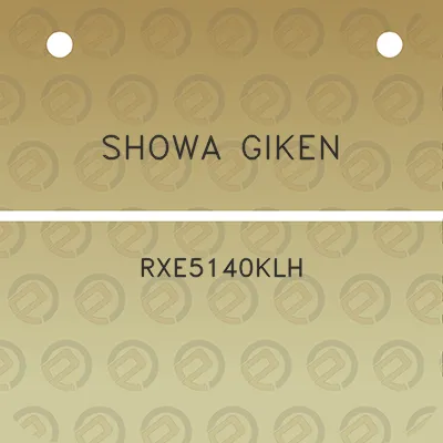 showa-giken-rxe5140klh