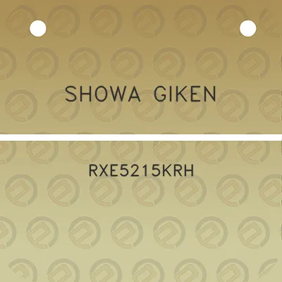 showa-giken-rxe5215krh