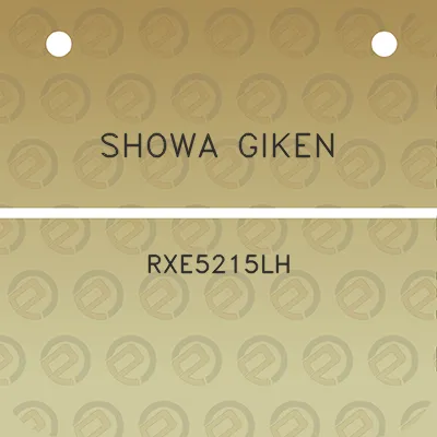 showa-giken-rxe5215lh