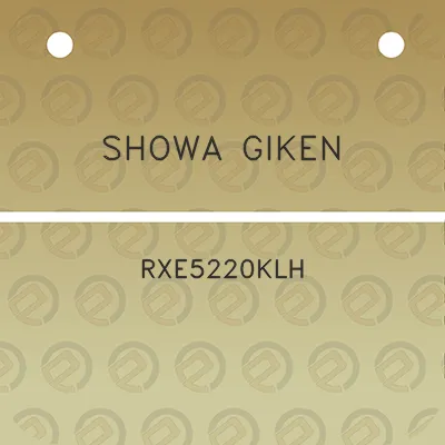 showa-giken-rxe5220klh