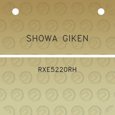 showa-giken-rxe5220rh