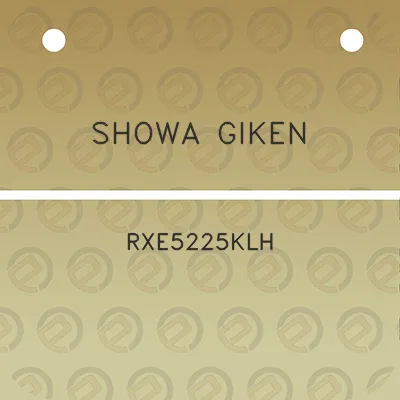 showa-giken-rxe5225klh