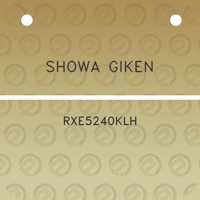 showa-giken-rxe5240klh