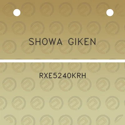 showa-giken-rxe5240krh