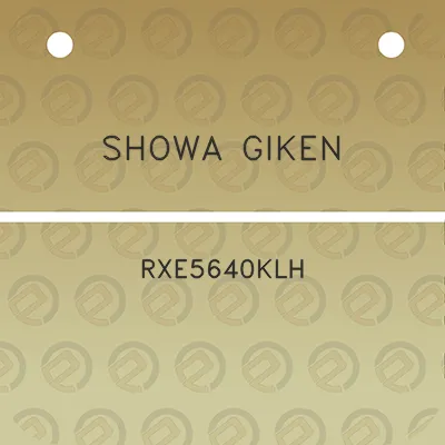 showa-giken-rxe5640klh