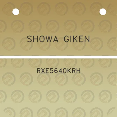 showa-giken-rxe5640krh