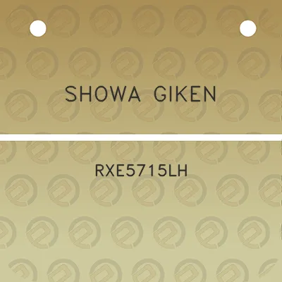 showa-giken-rxe5715lh