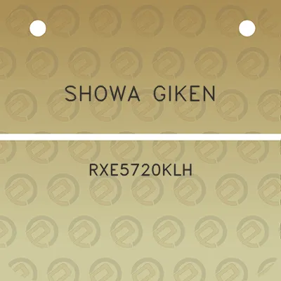 showa-giken-rxe5720klh