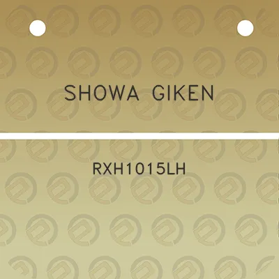 showa-giken-rxh1015lh