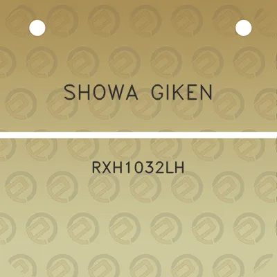 showa-giken-rxh1032lh