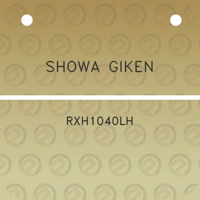 showa-giken-rxh1040lh