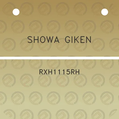 showa-giken-rxh1115rh