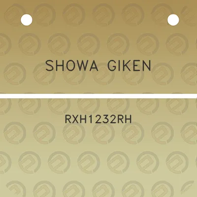 showa-giken-rxh1232rh