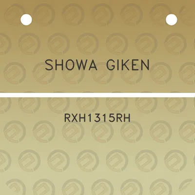 showa-giken-rxh1315rh