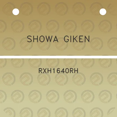 showa-giken-rxh1640rh