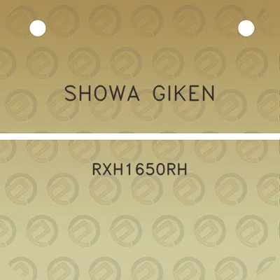 showa-giken-rxh1650rh