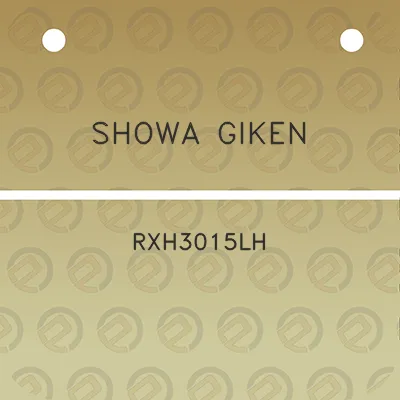 showa-giken-rxh3015lh