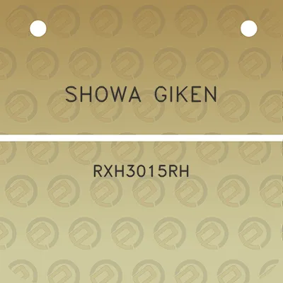 showa-giken-rxh3015rh