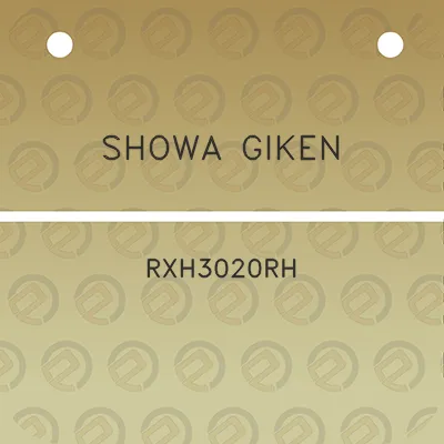 showa-giken-rxh3020rh