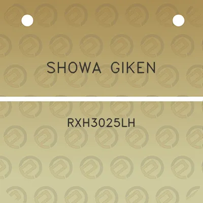 showa-giken-rxh3025lh