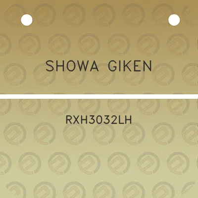 showa-giken-rxh3032lh