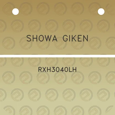 showa-giken-rxh3040lh