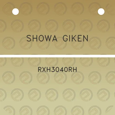 showa-giken-rxh3040rh