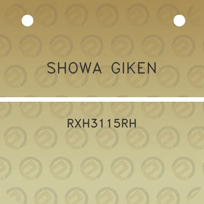 showa-giken-rxh3115rh