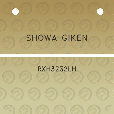 showa-giken-rxh3232lh