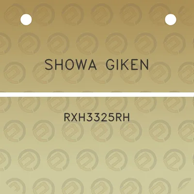 showa-giken-rxh3325rh