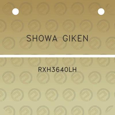 showa-giken-rxh3640lh