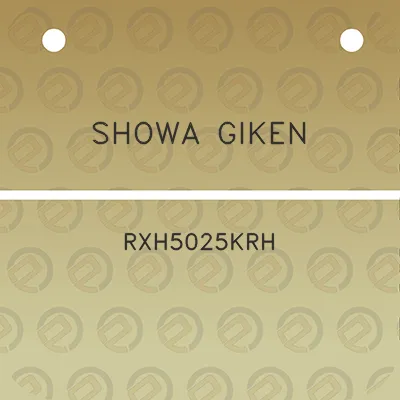 showa-giken-rxh5025krh