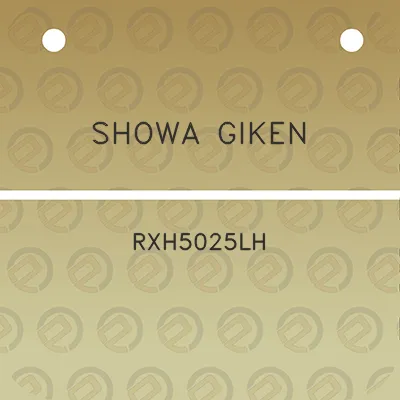 showa-giken-rxh5025lh