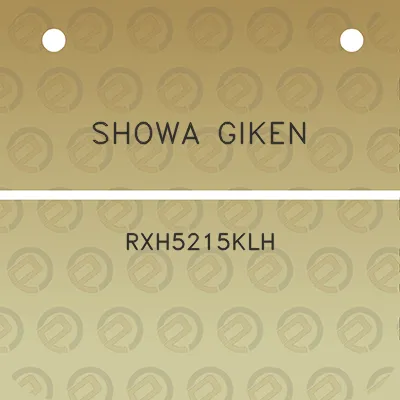 showa-giken-rxh5215klh