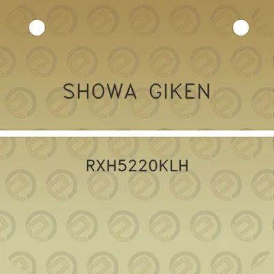 showa-giken-rxh5220klh