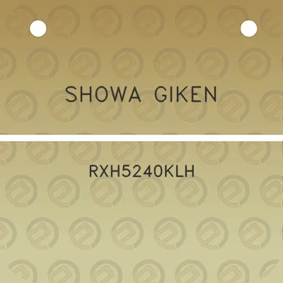 showa-giken-rxh5240klh