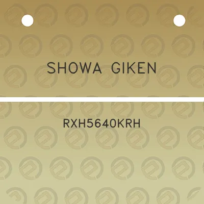 showa-giken-rxh5640krh