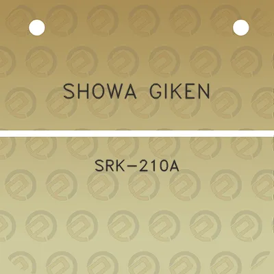 showa-giken-srk-210a