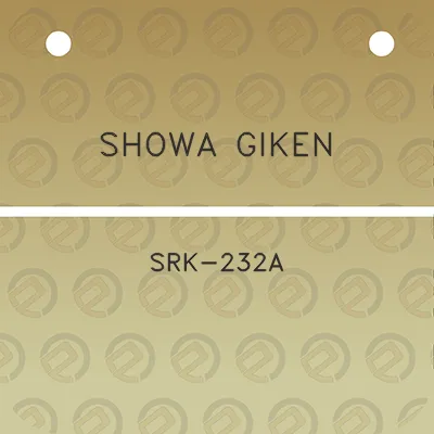 showa-giken-srk-232a