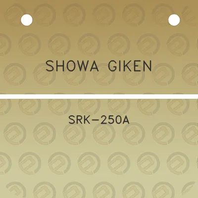 showa-giken-srk-250a