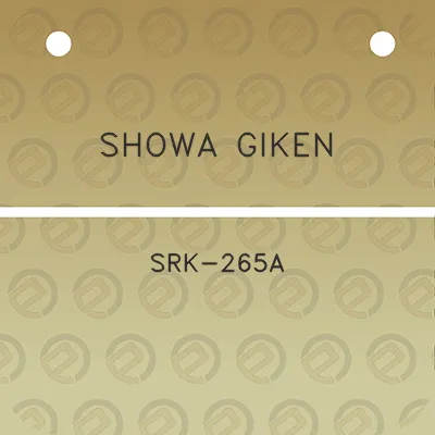 showa-giken-srk-265a