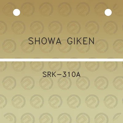 showa-giken-srk-310a