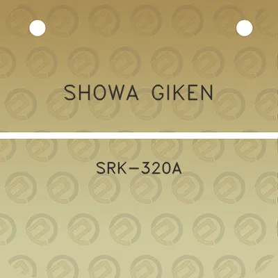 showa-giken-srk-320a