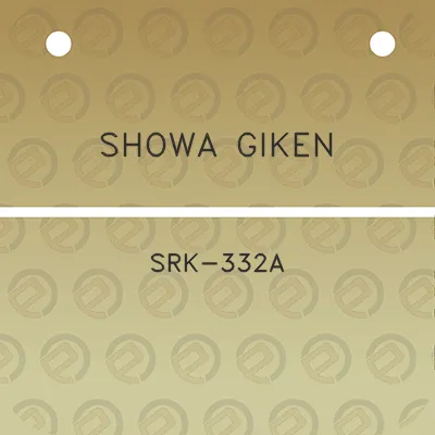 showa-giken-srk-332a