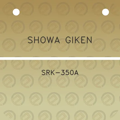 showa-giken-srk-350a