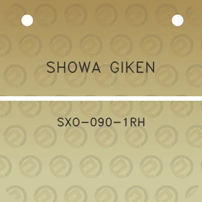 showa-giken-sxo-090-1rh