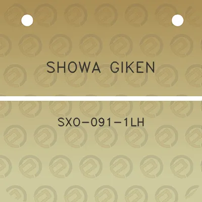 showa-giken-sxo-091-1lh