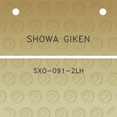 showa-giken-sxo-091-2lh