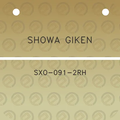 showa-giken-sxo-091-2rh